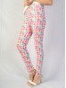 Plus Size Butterfly Print Stretchy Legging
